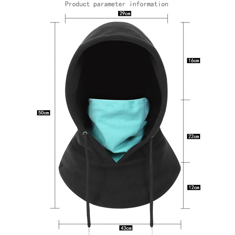 Καπέλα χειμερινής ποδηλασίας διπλής χρήσης Ανδρικά γυναικεία Καπέλα με κουκούλα σκι Ρυθμιζόμενο καπέλο fleece βελούδινο Θερμικό Balaclava Μάσκα προσώπου Αντιανεμικό