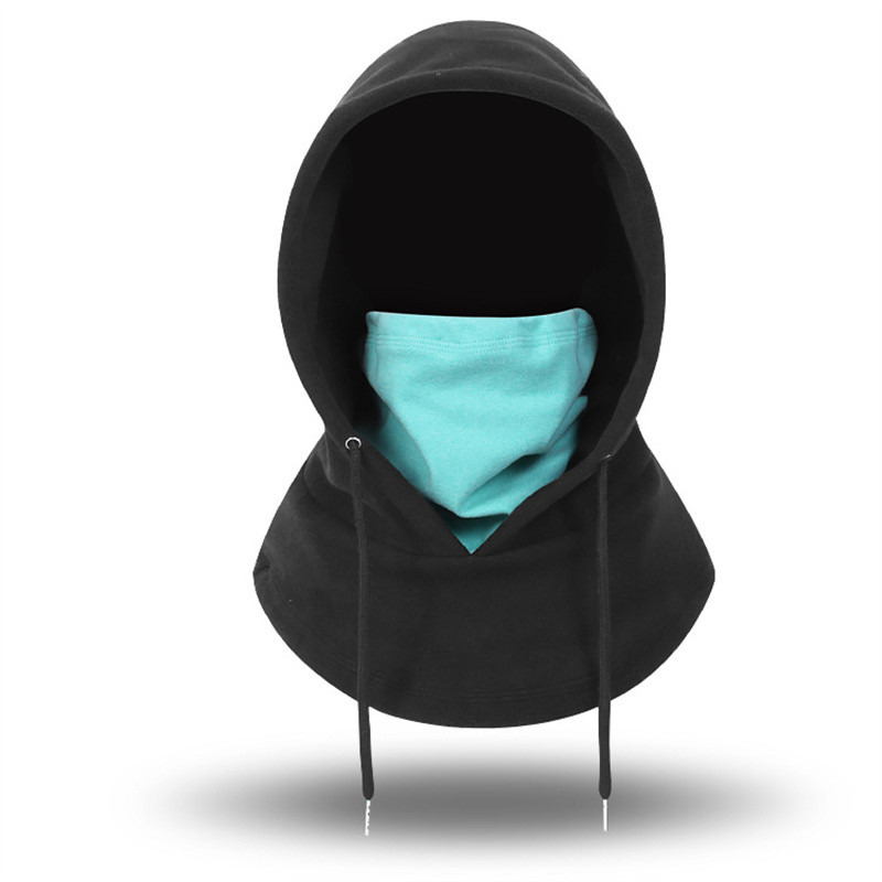 Καπέλα χειμερινής ποδηλασίας διπλής χρήσης Ανδρικά γυναικεία Καπέλα με κουκούλα σκι Ρυθμιζόμενο καπέλο fleece βελούδινο Θερμικό Balaclava Μάσκα προσώπου Αντιανεμικό