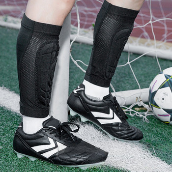 Спорт Футболни предпазители за пищяла Футболни чорапи за компресия на прасците EVA Баскетболни ръкави за крака Протектор за опора на прасеца Колоездене Нагреватели за крака
