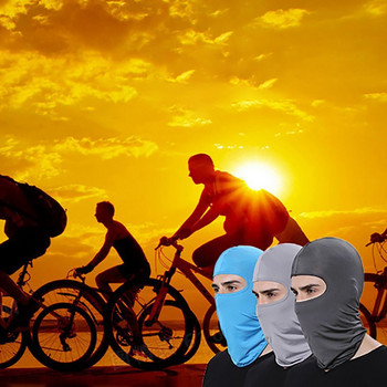 Спорт на открито Многоцветен Camo Балаклава Маска за лице за езда UV защита Ски Ветроустойчива качулка Тактически маски за мъже, жени Нови