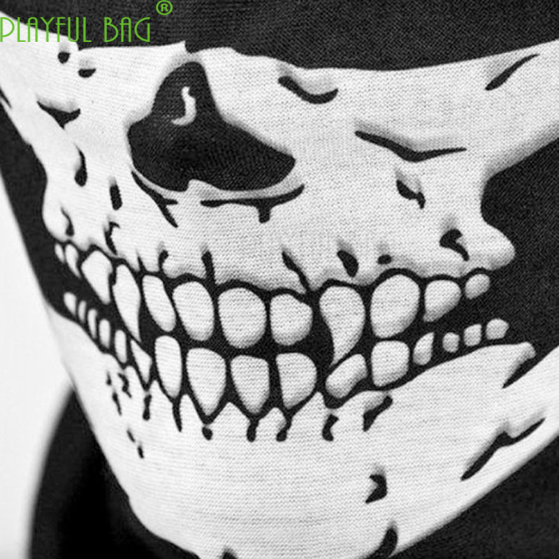 õues Õmblusteta Multifunktsionaalne Magic Pearät Soe Sall Halloweeni rekvisiidid Kolju jalgrattasõit Mask Loominguline modelleerimine