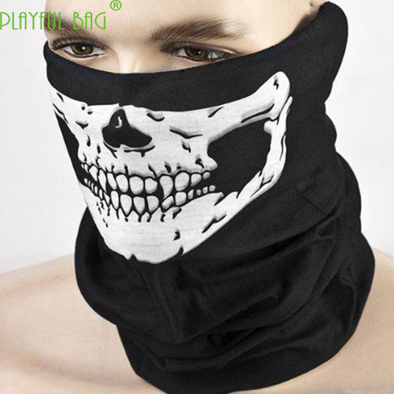 õues Õmblusteta Multifunktsionaalne Magic Pearät Soe Sall Halloweeni rekvisiidid Kolju jalgrattasõit Mask Loominguline modelleerimine