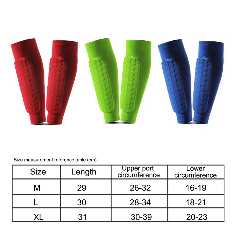 Κάλτσες μπάσκετ 1 τμχ Honeycomb Sport Calf Sleeve Pads Προστασία ποδιών ποδοσφαίρου Shin Guard Κάλτσες Αξεσουάρ γυμναστικής