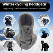Balaclava galvas lakats vēja necaurlaidīgs slēpošanas pārsegs Balaclava ar regulējamu aukliņu Weather Guard siltais kapuces pārvalks ziemas sporta veidiem
