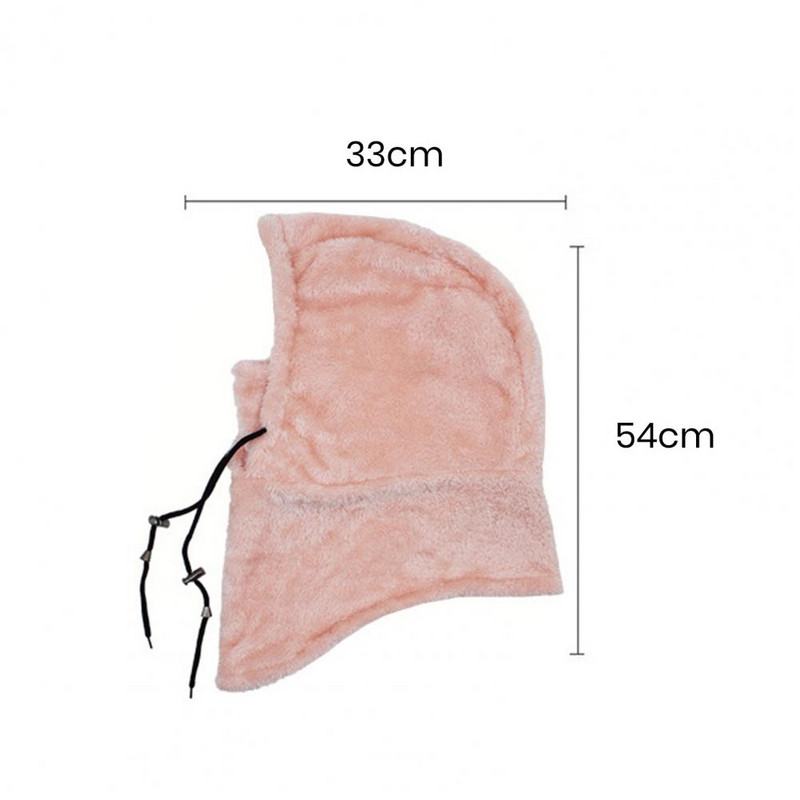 Balaclava galvas lakats vēja necaurlaidīgs slēpošanas pārsegs Balaclava ar regulējamu aukliņu Weather Guard siltais kapuces pārvalks ziemas sporta veidiem