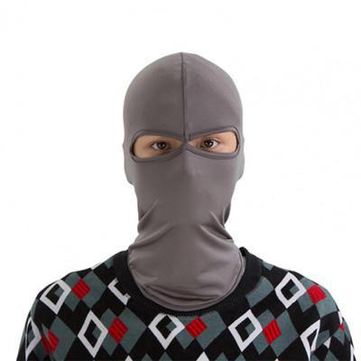 Riteņbraukšanas galvassegas pilnībā pārklājošas elastīgas ledus zīda cepures, saules aizsardzības motociklu galvassegas, slēpju seju pārklājošs āra aksesuāri