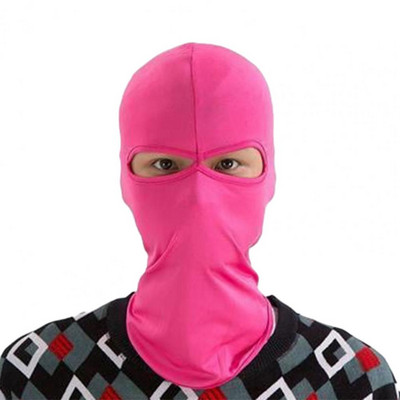 Riteņbraukšanas galvassegas pilnībā pārklājošas elastīgas ledus zīda cepures, saules aizsardzības motociklu galvassegas, slēpju seju pārklājošs āra aksesuāri