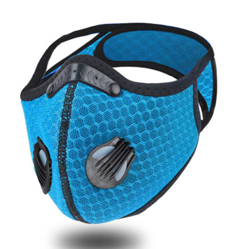 1 TK rattamask aktiivsöefiltriga maskiga PM2.5 saastevastane pestav spordimask välispordi treeningmask