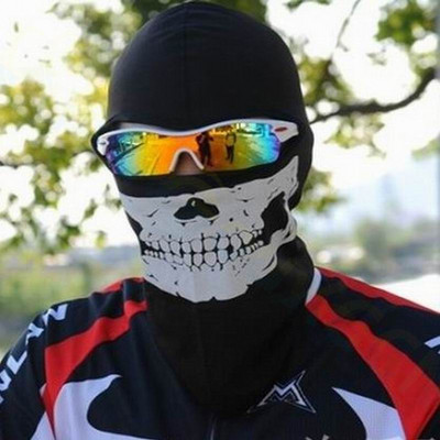 Galvaskauss Maskas Brauciens Spoks Skelets Hap Balaclava Hood Cosplay Kostīms Slēpošana Riteņbraukšana Taktiskā peintbola armijas motocikla maska pilnai sejai