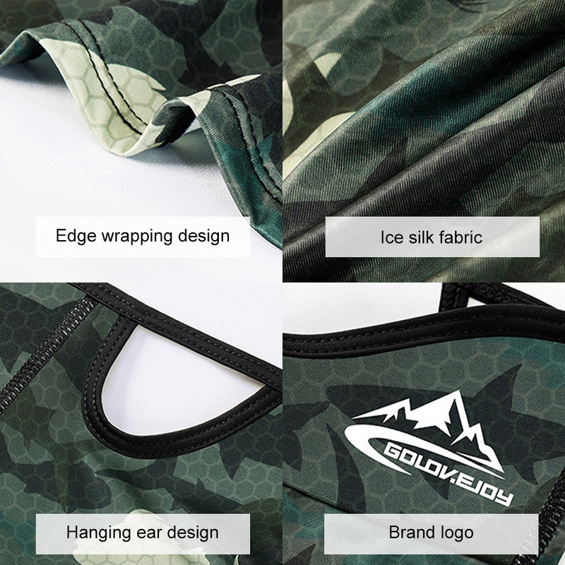 LOOGDEEL Fishing Face Mask Suvine päikesekaitse Jalgrattasõidu Bandana Unisex Outdoor Sport Bike hingav jääsiidist rippuv kõrva peakate