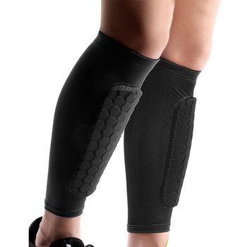 Ποδόσφαιρο Outdoor Sport Leg Guard Soccer Shin Guards Socks Protector Αντισύγκρουση Pads Sports Safety Gear 1PC/2PC