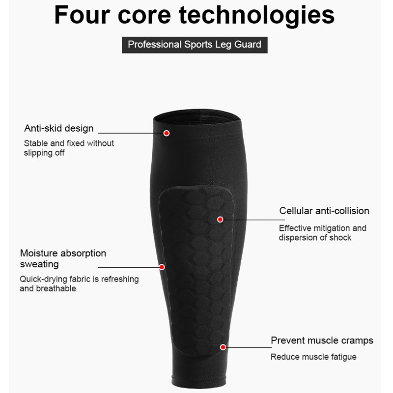 Futbols Āra Sports Kāju aizsargs Futbols Apakšstilbu aizsargi Zeķes Aizsargs Pretsadursmes Paliktņi Sporta Drošības Aprīkojums 1PC/2PC