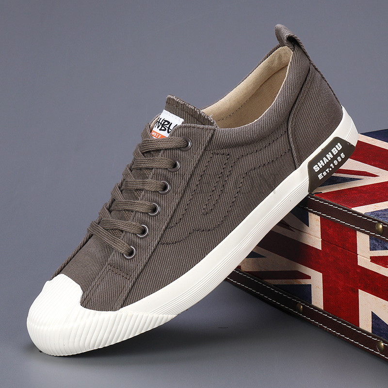 Παπούτσια χαμηλού καμβά για ανδρικά παπούτσια Ανοιξιάτικα ψυχαγωγικά παπούτσια για πατίνια καλοκαιρινά Air Flats Βουλκανιζέ παπούτσια Τσάντα Mail