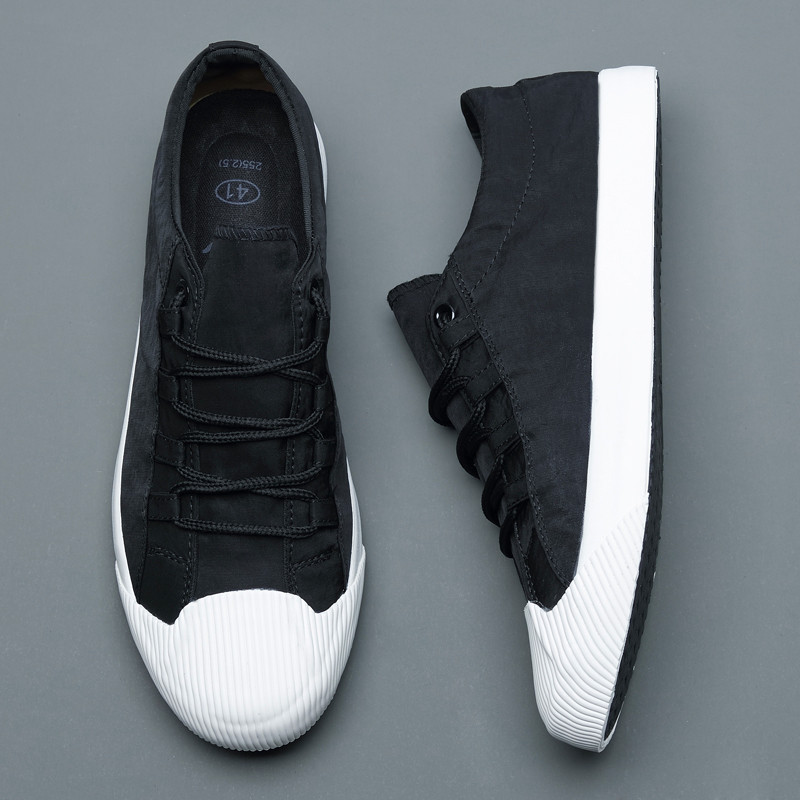 Suvised uued hingavad pitsilised lamedad kingad Korea versioon meeste lõuendijalatsite trendist vabaajajalatsid BD20011