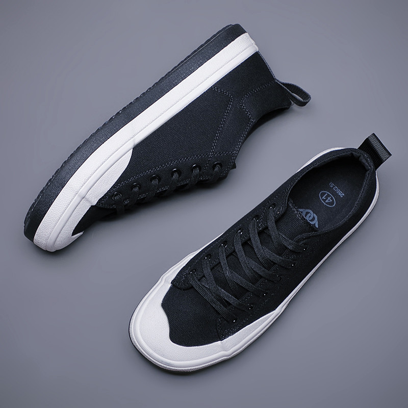 Meeste lõuendist kingad vabaaja nööriga tossud suvemood hingavad vulkaniseerivad kingad Kummist õues Sügis vabaajajalatsid meeste kingad