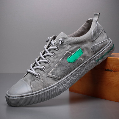 2024. g. Jaunas vīriešu audekla sporta kurpes studentiem rudens mīļotājiem Kanvas apavi vīriešiem augstas kvalitātes audekla kedas ikdienas apavi #20153