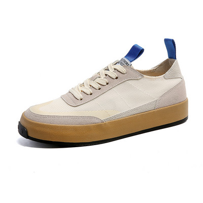 Uued Korea stiilis kollased lõuendist kingad meeste Harajuku stiilis tossud jääsiidist hingavad vulkaniseeritud kingad Meeste vabaaja tossud