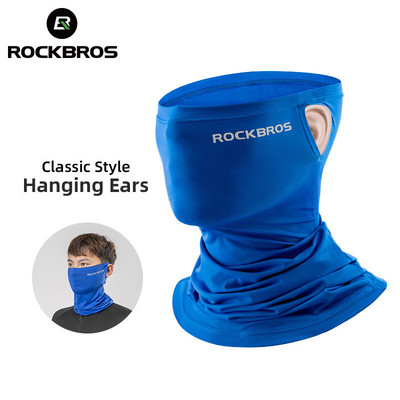 ROCKBROS Nova biciklistička maska za lice proljeće ljeto Ice Silk Anti-UV Anti-znoj Prozračna bandana Šal za sportove na otvorenom