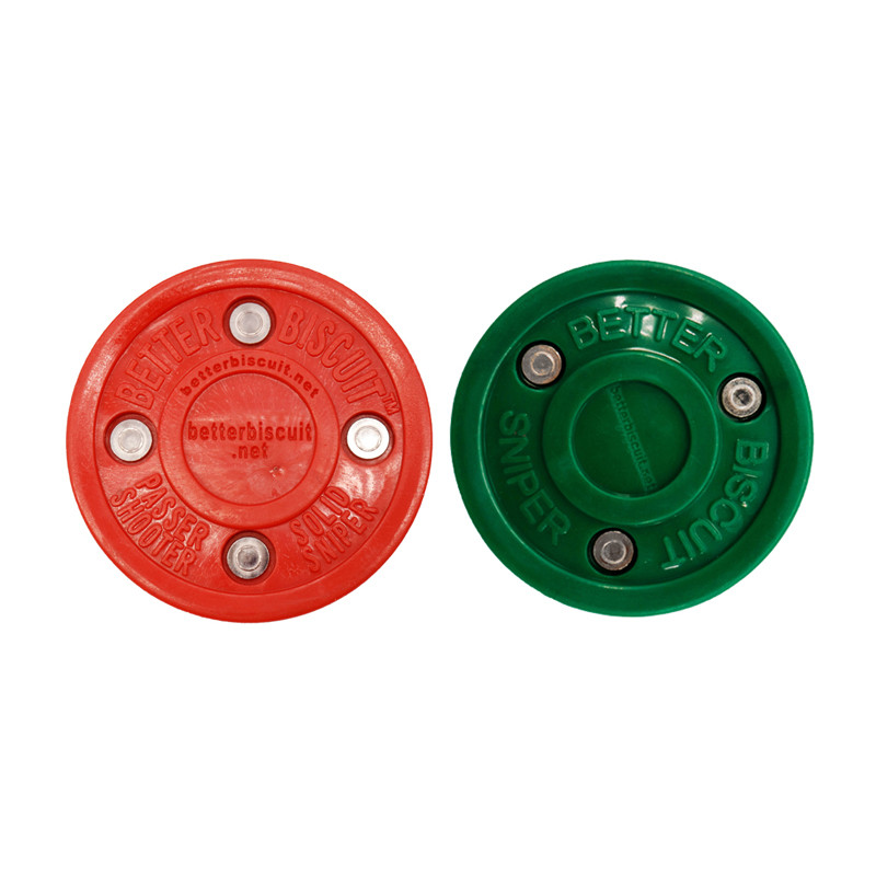 Pakovi za treniranje hokeja na ledu od crvenog zelenog keksa za ulični hokej pakom za dodavanje pakova