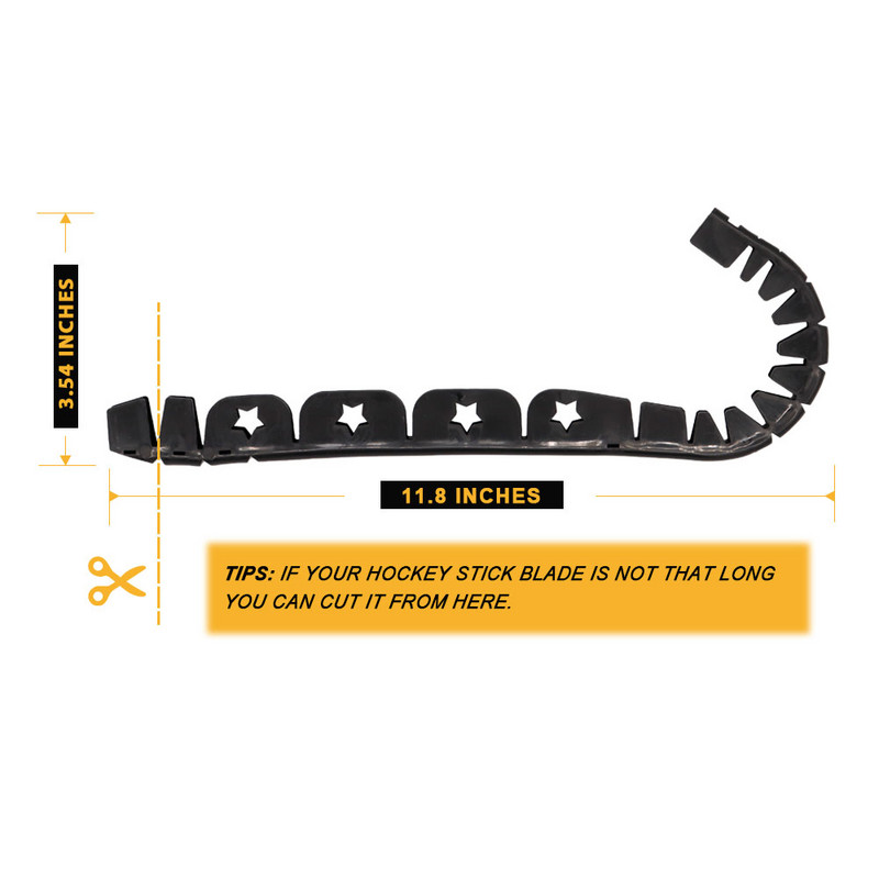 Hokeja nūjas asmeņu aizsargs клюшка хоккейная Hokeja piederumi PP materiāls hokeja treniņu aprīkojumam