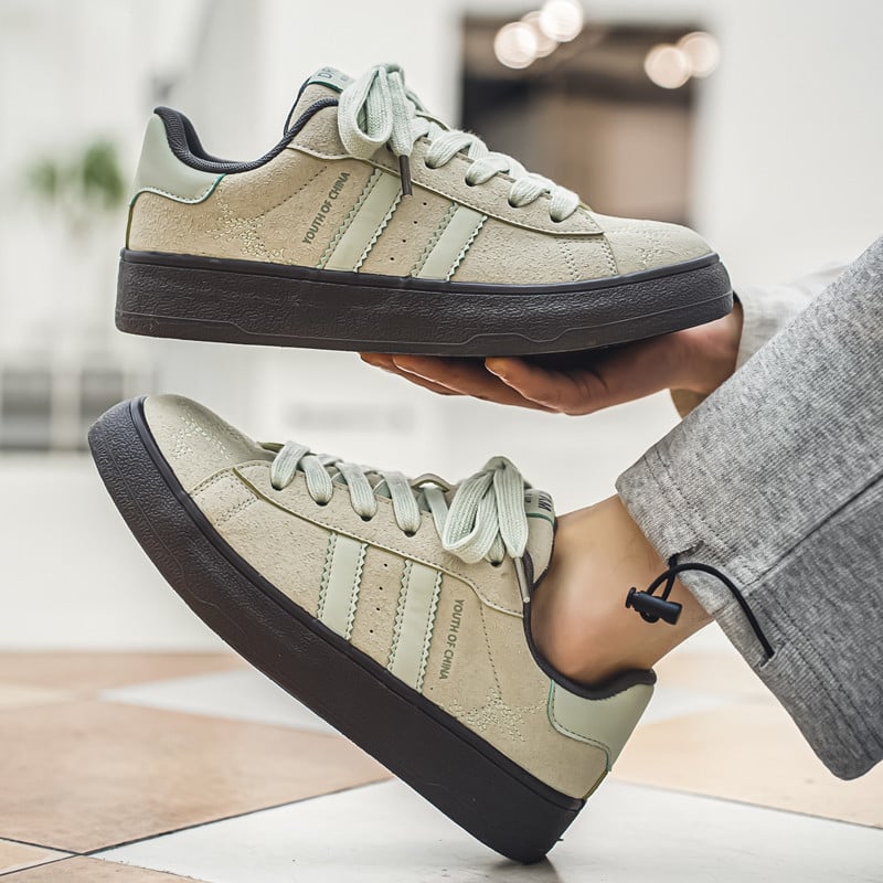 Fashion Blue Suede Sneakers για Άντρες Κλασική Πλατφόρμα Άνετα Ανδρικά Παπούτσια Skate Αναπνεύσιμα Χαμηλή κοπή Casual Vulcanize παπούτσια Άνδρας