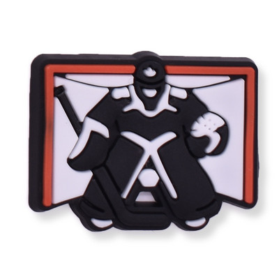 Hokeja piekariņi PVC piespraudes Apavu piekariņi Dekorācijas Hokeja sporta sērijas apavu aksesuāri