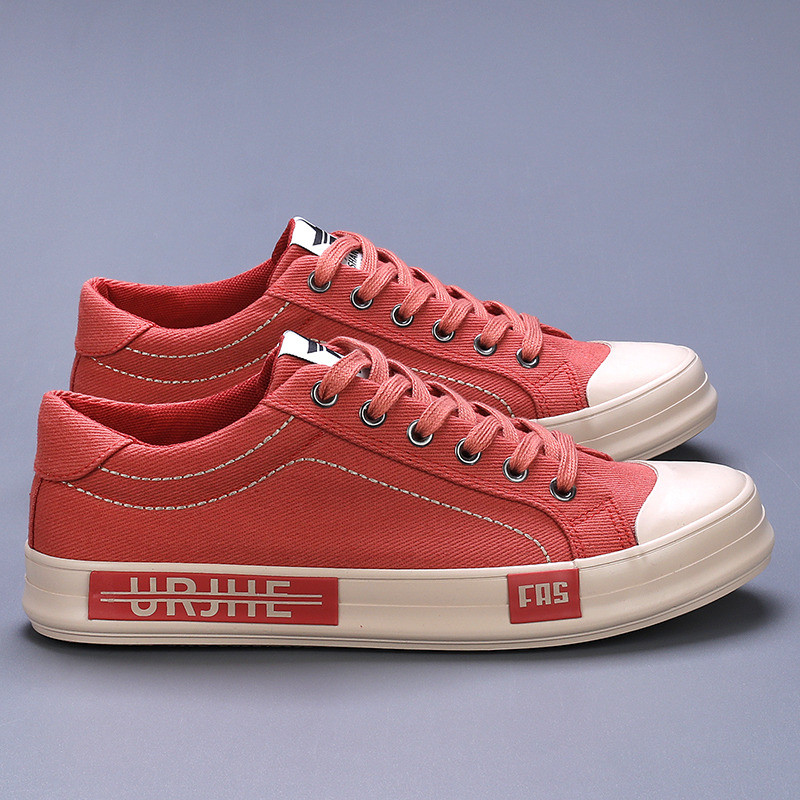 Rudens modes dizains Sarkanas kurpes Vīriešu audekla kedas Ērtas, lielas, vulkanizētas kurpes vīriešiem Espadrilles zapatos de hombre 2023