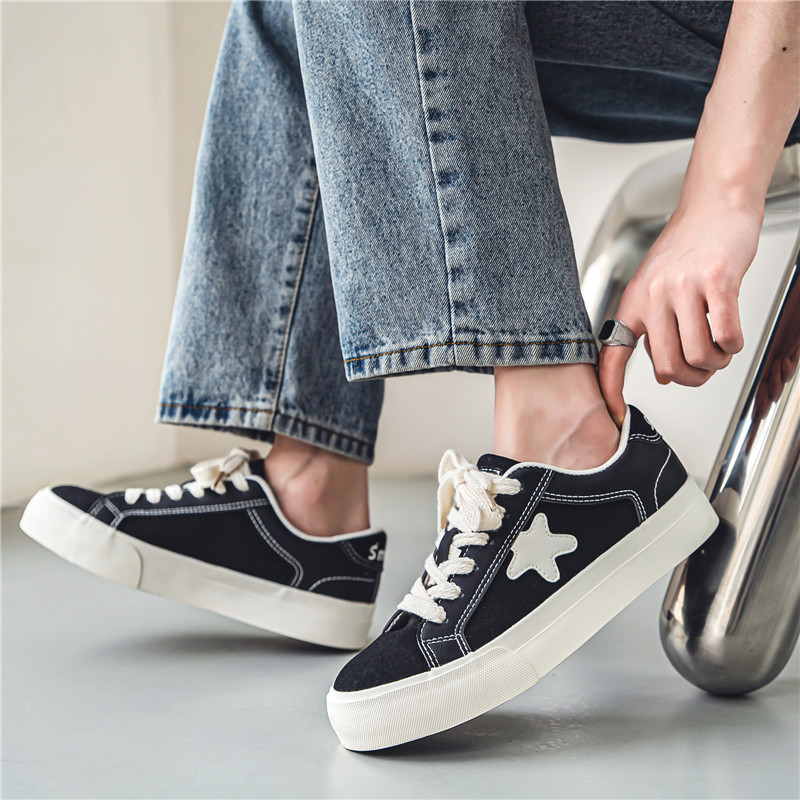 Moedisain Meeste lõuendjalatsid Oranž platvorm Meeste uisud tossud Mugav hingav meeste valge kaubamärgiga kingad Zapatillas De Hombre