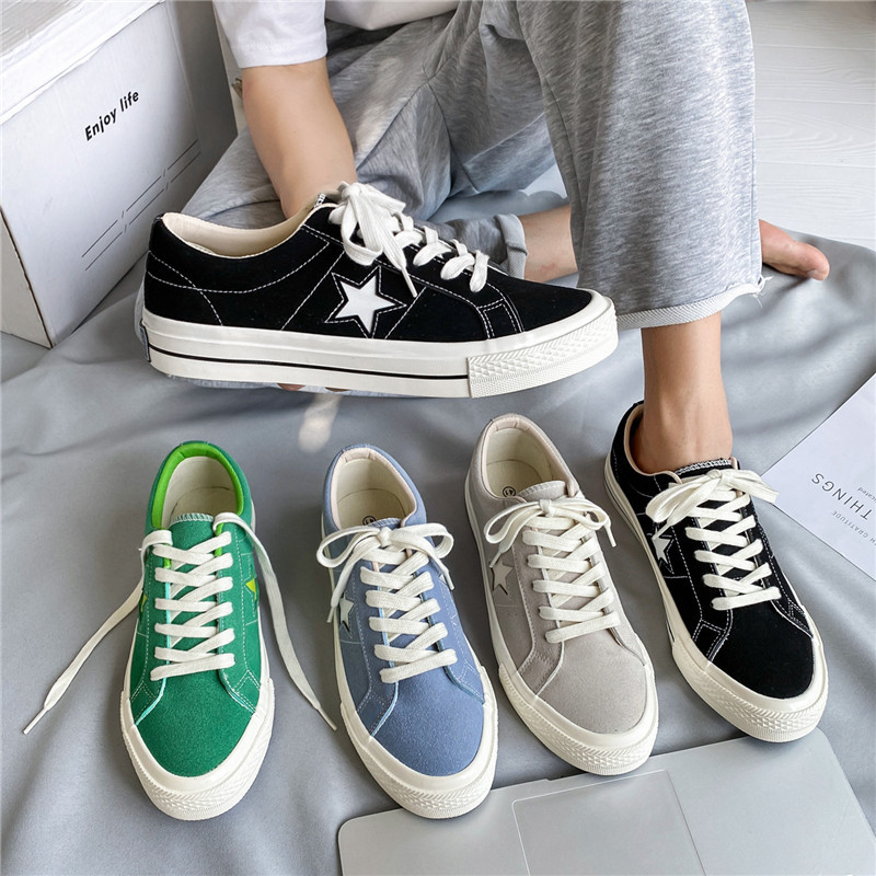 2024. aasta moodsad Madala lõikega meeste rohelised tossud Trendikad staardisainerjalatsid Meeste lõuenditossud Mugavad paeltega meeste vulkaniseeritud kingad