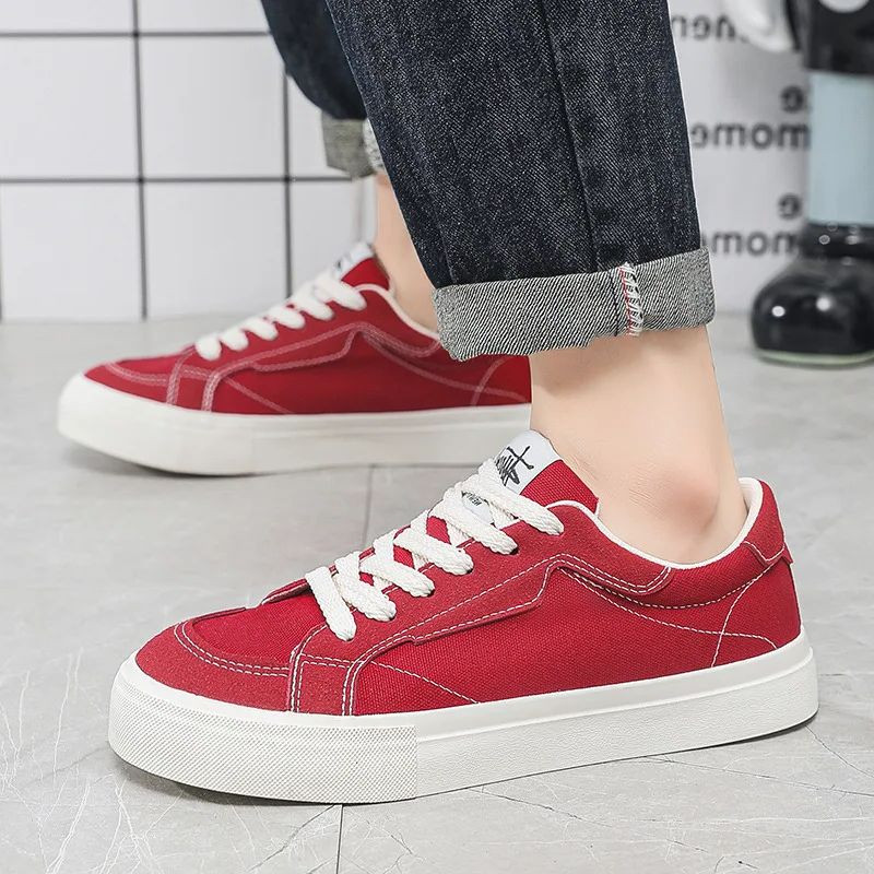 Moodsad rohelised tossud, meeste espadrillid, 2024. aasta kevad, uued meeste madala lõikega lõuendist kingad, mugavad hingavad meeste vulkaniseeritud tossud