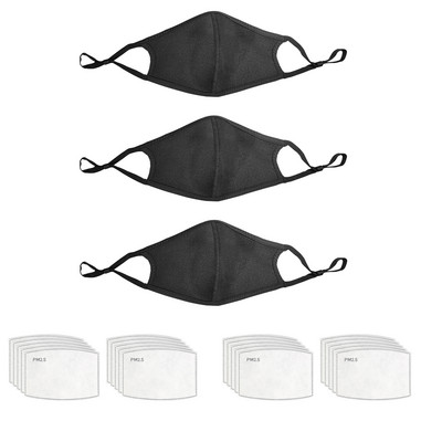 Korduvkasutatav näotolmumask hingav, mugav reguleeritav, filtrikotiga pestav, sobib kodukontori välitöödeks