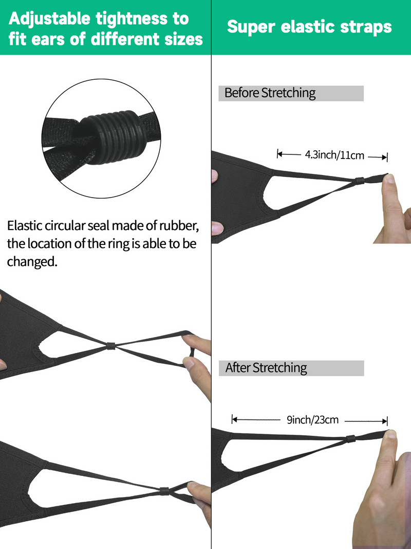 Korduvkasutatav näotolmumask hingav, mugav reguleeritav, filtrikotiga pestav, sobib kodukontori välitöödeks