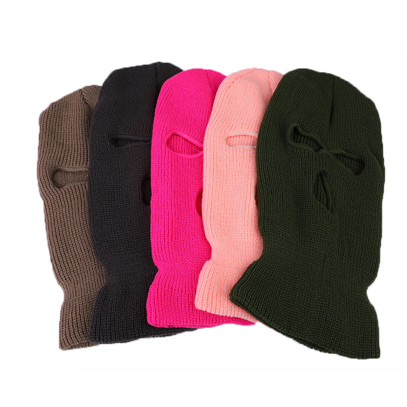 Armee taktikaline mask 3 auguga kogu näomask suusamask talvine balaclava mootorratta kiiver Täis kiiver