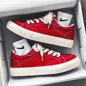 Harajuku stil Originalne muške crvene tenisice Prozračne platnene tenisice Cipele za klizanje Muške ležerne tenisice s niskom platformom Muška košara Homme