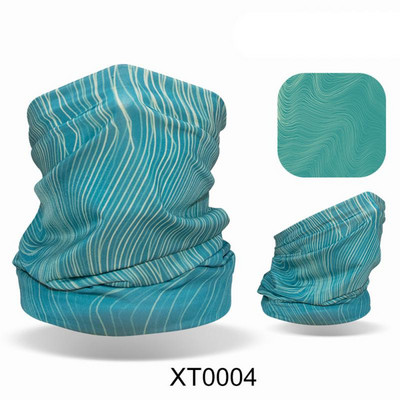 Ledus zīda auduma apdruka un tā ir daudzpusīga riteņbraukšanas maska āra saules aizsardzībai Ice Cool Upf50 aukstā sauļošanās maska