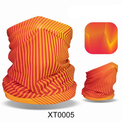 Ledus zīda auduma apdruka un tā ir daudzpusīga riteņbraukšanas maska āra saules aizsardzībai Ice Cool Upf50 aukstā sauļošanās maska