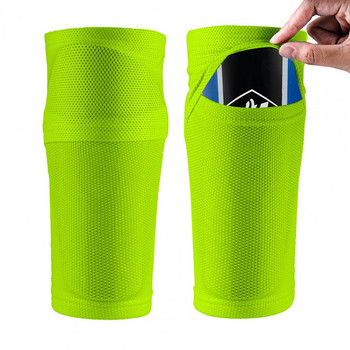 Soccer Shin Guards Sleeves Υψηλής αντοχής Ανθεκτικά στις κρούσεις Ποδόσφαιρο Pads Shin για Παιδιά Youth Shin Guard Sleeves Αθλητικά προμήθειες