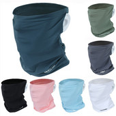 Prozračna biciklistička maska Modna jednobojna ledena svilena maska za UV zaštitu od sunca Muškarci Žene otporna na vjetar i prašinu Pokrivalo za cijelo lice