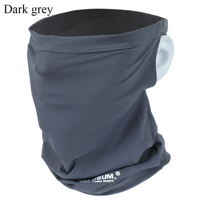 Prozračna biciklistička maska Modna jednobojna ledena svilena maska za UV zaštitu od sunca Muškarci Žene otporna na vjetar i prašinu Pokrivalo za cijelo lice