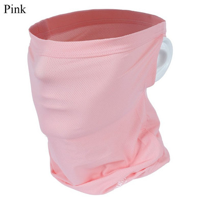 Prozračna biciklistička maska Modna jednobojna ledena svilena maska za UV zaštitu od sunca Muškarci Žene otporna na vjetar i prašinu Pokrivalo za cijelo lice