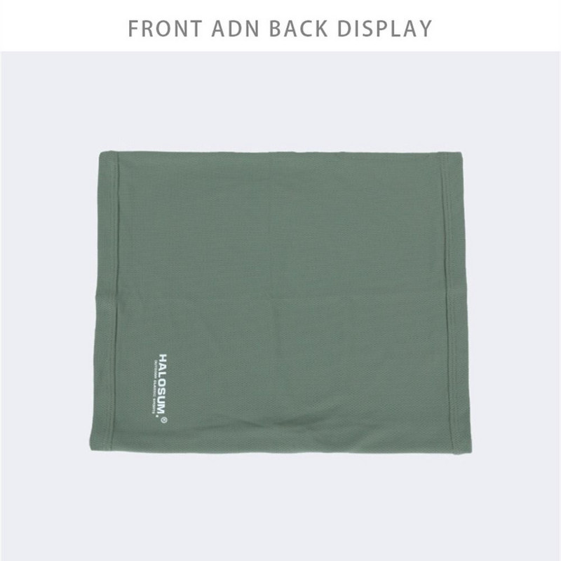 Prozračna biciklistička maska Modna jednobojna ledena svilena maska za UV zaštitu od sunca Muškarci Žene otporna na vjetar i prašinu Pokrivalo za cijelo lice