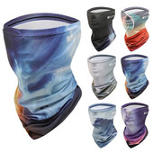 Uus hingav rattamask igapäevane tuulekindel tolmukindel Ice Silk päikese UV-kaitse Balaclava näokate meestele naistele