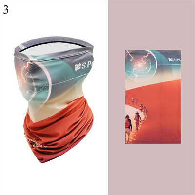 Uus hingav rattamask igapäevane tuulekindel tolmukindel Ice Silk päikese UV-kaitse Balaclava näokate meestele naistele