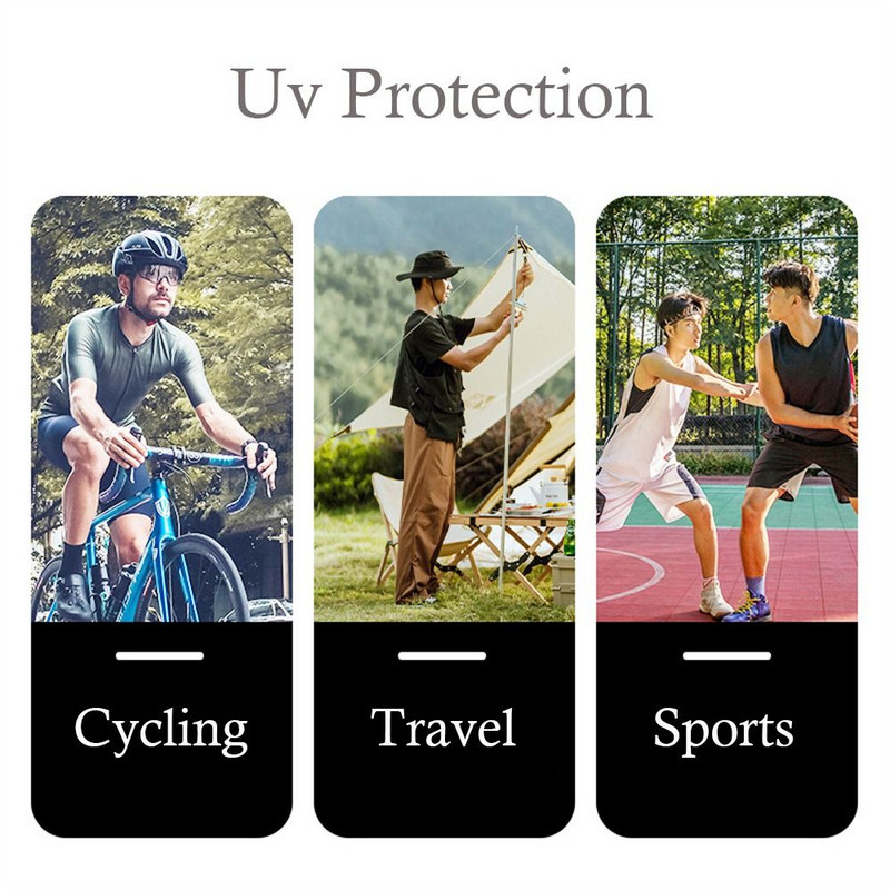 Uus hingav rattamask igapäevane tuulekindel tolmukindel Ice Silk päikese UV-kaitse Balaclava näokate meestele naistele