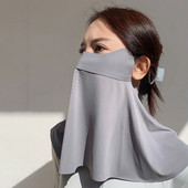 Sportska maska za sunčanje na otvorenom Ženska maska bez tragova Ledena svilena UV zaštita Ljeto Biciklizam Zaštita od sunca Prozračna tanka maska za lice