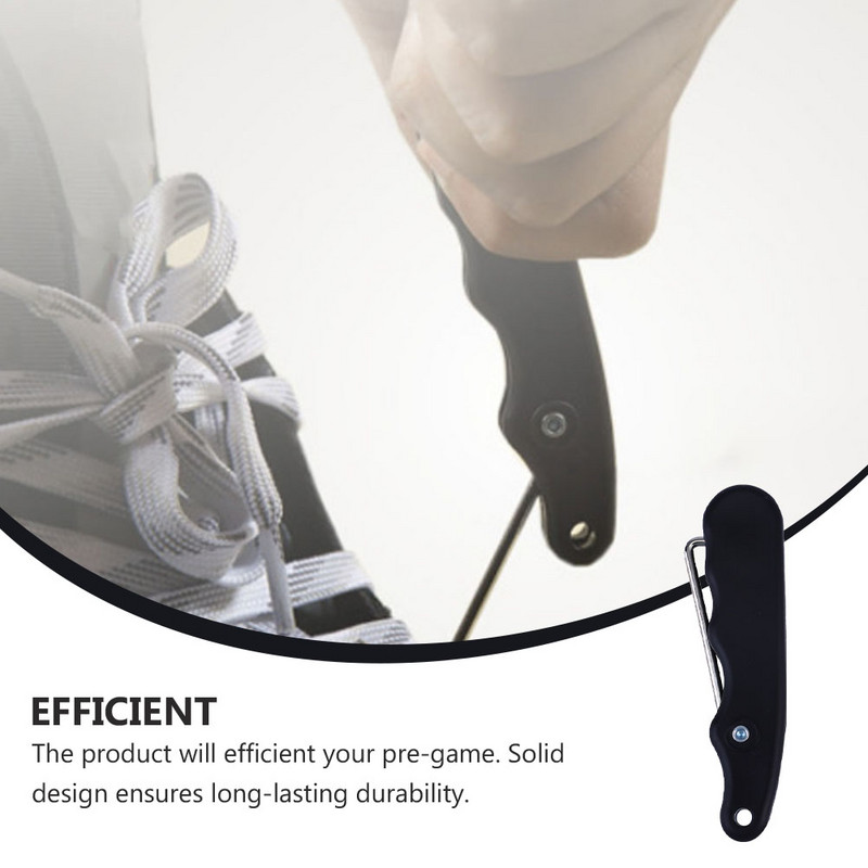 Csipke korcsolyafeszítő Jéghúzó Jégkorong Szerszám Cipő Korcsolyaszorítók Cipők Korcsolyák Összecsukható horog Sportfűzők Görgőtartozék