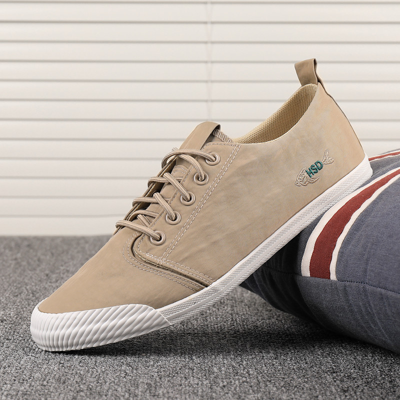 Meeste kevad 2023 uued hingavast riidest kingad lame elastse põhjaga han edition joker noorte vabaaja kingad sandaalid vulcaniz