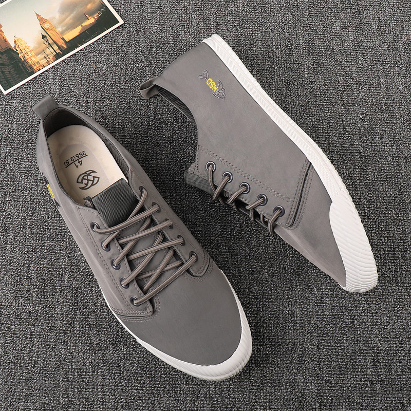 Meeste kevad 2023 uued hingavast riidest kingad lame elastse põhjaga han edition joker noorte vabaaja kingad sandaalid vulcaniz