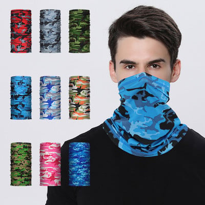 Āra UV aizsardzības bandana Šalle Kakla sildītājs Daudzfunkcionāls Makšķerēšana Pārgājieni Riteņbraukšana Sejas Galvas Apvalks Bandana Galvas stīpas vāciņš