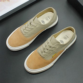 Hingavad meeste kingad 2024 kevad uued tossud pehme tallaga kangast kingad madala lõikega vulkaniseeritud kingad noorte vabaaja kingad